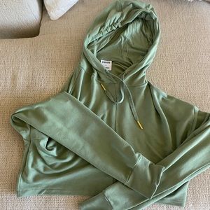 Whitney x Gymshark green cropped Jodie